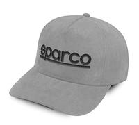 Sparco Suede Grey Cap Baseball, One Size
