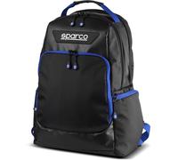Sparco Super Stage 42L Rucksack - Black / Blue (Water Resistant / Comfortable)