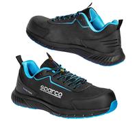 Sparco TAKUMA Safety Shoes S3S Work Trainers ESD Water Repellent Nubuck Fabric