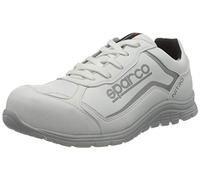 Sparco TEAMWORK Scarpa Antinfortunistica Da Lavoro - BASSA PER UOMO E DONNA NITRO S3 SRC, Unisex Adults’ Fire and Safety Boot, BIANCO/BIANCO, 4 UK (EU)