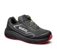 Sparco Teamwork Unisex Safety Shoes, Adult, Black Red, 7 UK
