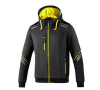 Sparco Tech Hoodie - Full Length Zip, Motorsport Branded, Reflective Details