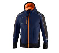 Sparco Tech Soft Shell Jacket - Pack Away Hood, Shower Proof, Fleece Lined