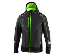 Sparco Tech Soft Shell Jacket - Shower Proof, Polar Fleece Lined, Reflective