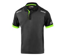 Sparco Tech Polo Shirt - Reflective Detailing, 3 Button Collar (Work, Team Wear)