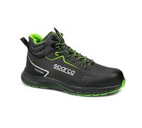 Sparco Traction-H Naoki S3S ESD High Top Safety Shoes / Boots - Mechanic/Garage