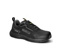Sparco Unisex's Traction Fire & Safety Shoe, Black, 9 UK