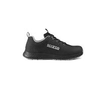 Sparco Traction, Unisex Adult Safety Shoes, Black Silver, 9 UK