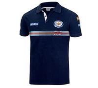 Sparco Unisex_Adult Martini Racing Polo Shirt, multicoloured, 42/50 EU