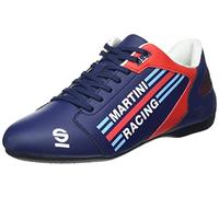 Sparco Unisex Martini Racing Running Shoe, Navy, 43 EU Narrow
