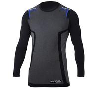Sparco Unisex's 002202nreb1xss T-Shirt Long Sleeve K-Carbon Blue T XS/S, Multicoloured, 42/50 EU