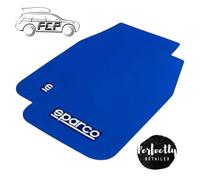 Sparco Universal Rally Mud Flaps, Pair 30cm x 50cm - Blue (Sparco Sticker Inc)