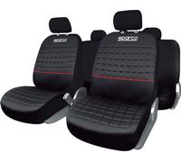 SPARCO Universal Seat Covers SPC1042 Full Set Black Red Original