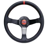 Sparco Universal Steering Wheel Champion - Black Leather - Diameter 330mm