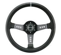 Sparco 015L800PL Universal Steeringwheel 'L777 Piuma' -Black Leather-Diameter 350mm, Dia 350 mm