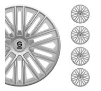 Sparco Wheel Covers Bergamo - 14-inch - Silver - Set of 4 pieces
