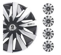 SPARCO SPC1691GRSV Set Sparco wheel covers Lazio 16-inch grey/silver