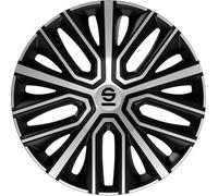 Sparco Wheel Covers Modena - 16-inch - Black/Silver - Set of 4 pieces