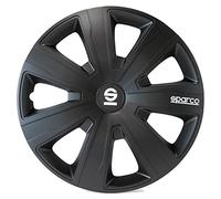 Sparco Wheel Covers Palermo - 15-inch - Black - Set of 4 pieces