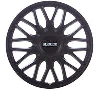 Sparco Wheel Covers Roma - 16-inch - Black - Set of 4 pieces