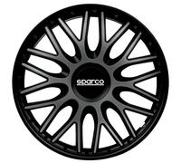 Sparco Wheel Covers Roma - 16-inch - Grey/Black - Set of 4 pieces
