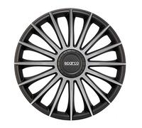 Sparco Wheel Covers Treviso - 13-inch - Black/Silver - Set of 4 pieces