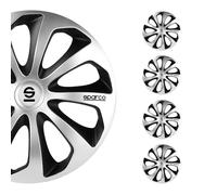Sparco Wheel Covers Treviso - 14-inch - Silver - Set of 4 pieces