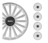 Sparco Wheel Covers Treviso - 15-inch - Silver - Set of 4 pieces