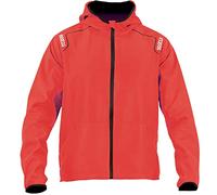 Sparco Windbreaker Jacket, Red, S Unisex Adult