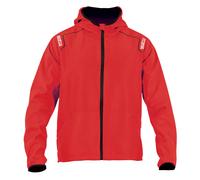 Sparco Windbreaker Jacket, Red, S Unisex Adult