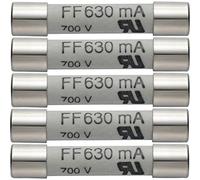 Spare 630 mA/600 V fuses
