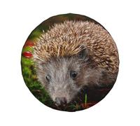 Spare Car Wheel Tire Cover, Cute Little Hedgehog European Print, Waterproof Dustproof Wheel Covers, For Suv, Rv, Trailer Tyre Bag 14 Inch