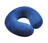 Spare Cover for Blue Memory Foam Neck Cushion - Blue Soft Velour Cover