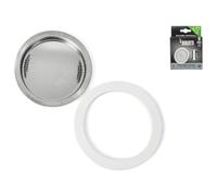 Spare Gasket Bialetti Silicone and Stainless Steel Filter for 4-Cup Coffee Maker