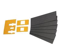 Spare Intumescent Hinge Pads & Tubular Latch Pad 100mm, 6 in Pack