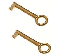 Spare Key For Wardrobe Cabinet Door Cupboard Lock Drawer Replacement Gold Home 2 piece