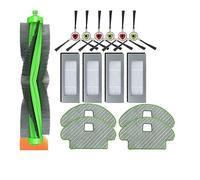 Spare Main Brush Side Brush Hepa Filter Mop Cloth Rag Wipe Compatible With IRobot Roomba Combo R113840 R1138 Vacuum Cleaner Accessories Part (Color : Set 6)