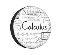 Spare Math Geometry Geek Calculus Print Tire Cover,Waterproof Anti-Uv Sun Snow Rain Tire Covers For Trailers,Rv,Camper,Suv,Truck