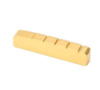 Spare nut, pre-cut nut with wear-resistant metal polished in standard size for string instruments