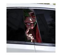 Spare Parts 2pcs Cool Girl Car B-Pillar Decal DIY Car Door Pillar Decal Vinyl Waterproof Decal Scratch Resistant(B)