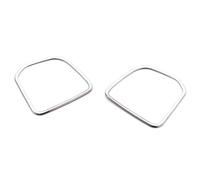 Spare Parts 2PCS Stainless Steel Drinking Cup Holder Ring Trim Dashboard Storage Box Trim For Freed GB5/6/7/8 2016+