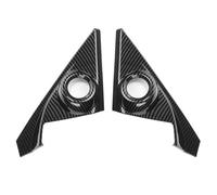 Spare Parts ABS Carbon Fiber Interior Front Door Speaker Window A Pillar Cover Trim For Civic 10Th Gen 2016-2019