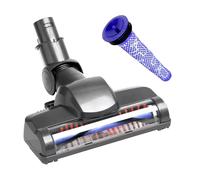 Spare parts Biz, Premium Floor Cleaning Motorhead Turbo Tool compatible with Dyson V6, DC58, DC59, DC62, DC61 Vacuum Cleaners with a free compatible Pre filter.