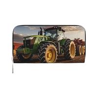 Spare Parts For Agricultural Machinery Leather Wallet For Women Girl, Zip Around Credit Card Holder Long Pu Wallet Clutch Purse Waterproof Travel Handbag