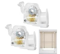Spare Parts for Blinds - Pair of Spare Parts for Roller Blinds - Accessories for Curtains with Transparent Thin Lines for Office Installation