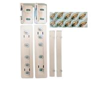 Spare Parts For Refrigerator/Fridge Door Sliding Guide Integrated Cupboard Built In Kit(2pcs set)