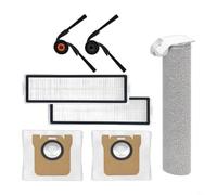 Spare Parts Kit for Xiaomi for Mijia 7C QV41CN 6 PV32CN Robot Vacuum | Microfiber Roller Brush, Non Woven Dust Bag, HEPA Filter for media, Nylon Side Arm, Direct Fit Lock, Floor Care Set