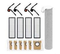 Spare Parts Kit for Xiaomi for Mijia 7C QV41CN 6 PV32CN Robot Vacuum | Microfiber Roller Brush, Non Woven Dust Bag, HEPA Filter for media, Nylon Side Arm, Direct Fit Lock, Floor Care Set
