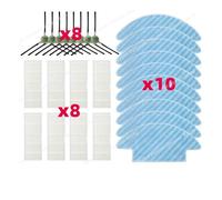 Spare Parts Robot Vacuum Cleaner Side Brush Hepa Filter Mop Rag Accessories for OKP Life K2 K3 K4 for Lefant M210 M210S M210B M213(Set Q)