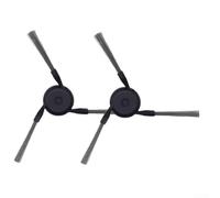 Spare Side Brushes Compatible with for dreame for x40 Ultra Master for l40 L50 Pro for d20 for mova for p50 - Flexible Nylon Bristles Edge Cleaning Robot Parts Plastic Base 2-8 Units(2pcs)
